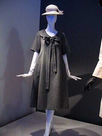 A dress from YSL's first collection at Dior